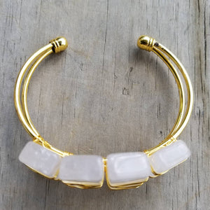 Crystal Gold Bangle